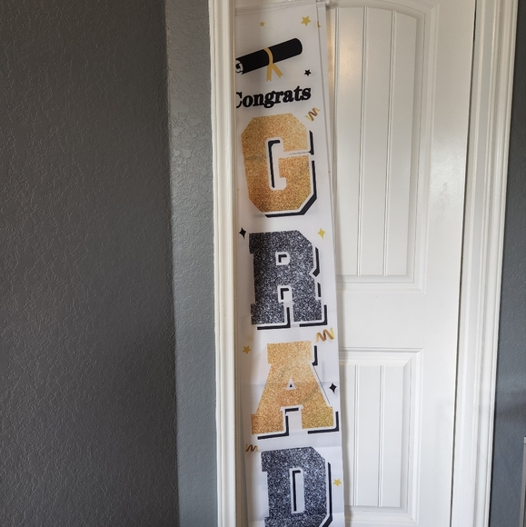 Graduation Congrats Banner and Hanging banners Class of 2022 - Picture 3 of 3